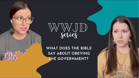 WWJD: obeying the government