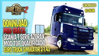 ▶️ETS2 1.43 - SCANIA NG T AZORAX SERIE PARA EURO TRUCK SIMULATOR 2 1.43