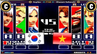The King of Fighters 2003 (Suplex Vs. Shazam Sakazaki) [South Korea Vs. Vietnam]