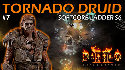 Countess until Ko Rune Chaos Sanctuary | Druid | D2R SCL S6 | Diablo 2 Resurrection Part 7