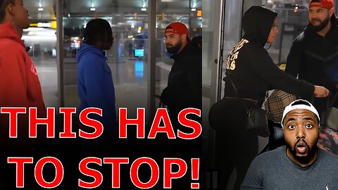 Rapper PULLS OUT Knife On Couple After Trying To Steal Their Luggage In Youtube Prank Gone Wrong!