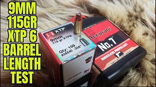 9mm 115gr 6 Barrel Length test