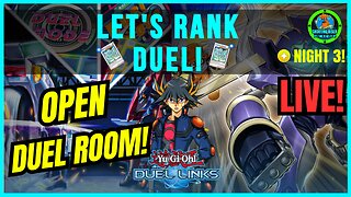 RANK DUEL SHENANIGANS NIGHT 3 - Yu-Gi-Oh! Duel Links #live #yugioh #duellinks