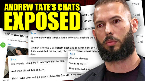 Andrew Tate Exposed: Chats document manipulation of a trafficking victim!