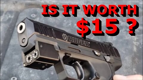 Cheap Gun Laser on a Ruger SR22 Review