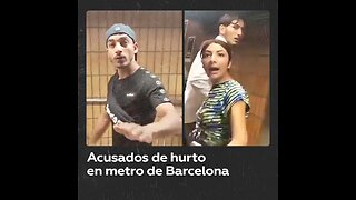 Acusan a tres jóvenes de hurtar en el metro de Barcelona
