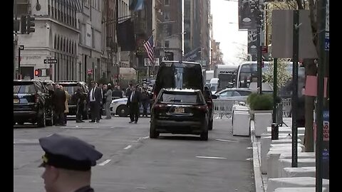 LIVE: Donald Trump arrives in New York ahead of arraignment