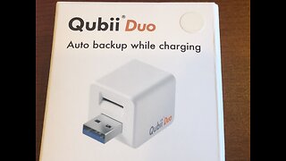 Qubii Duo USB-A Backup Photos Picture's Videos Flash Drive iPhone iPad Android iOS Storage GiZ WiZ