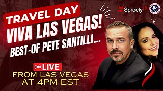 TRAVEL DAY-VIVA LAS VEGAS! BACK LIVE @4PM EST[The Pete Santilli Show #4186-8AM]