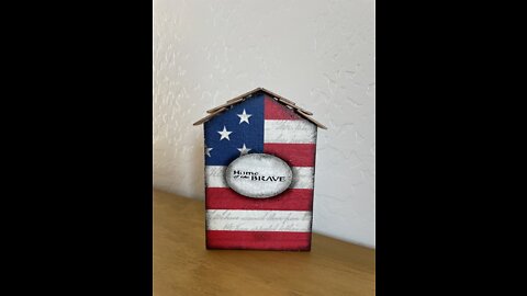 Patriotic Decor Dollar Tree DIY