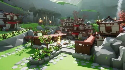 Lowpoly Style Asia Environment | Unreal Engine 5 | UE5