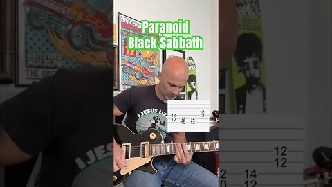 Paranoid Black Sabbath Guitar Lesson + Tutorial #guitar #lesson #blacksabbath
