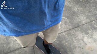 Skateboard vlog snippets almost wrecked