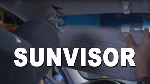 How to remove a sunvisor - 2009 Subaru Outback