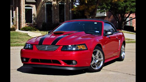 2001 Ford Mustang SVT Cobra 4.6L 32 Valve Convertible 5 Speed Manual Muscle Car Roush Shelby