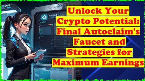 Final Autoclaim The Ultimate Faucet for Free Cryptocurrencies and Boosting Your Wallet