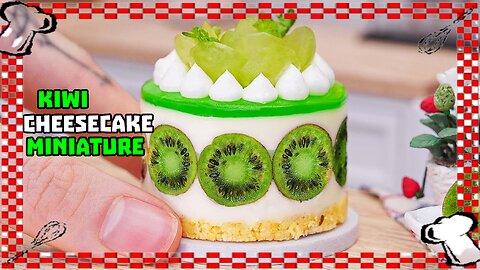 Best Ever Miniature Kiwi Cheesecake Decorating 1000+ Perfect Miniature Fruits Cake Recipe