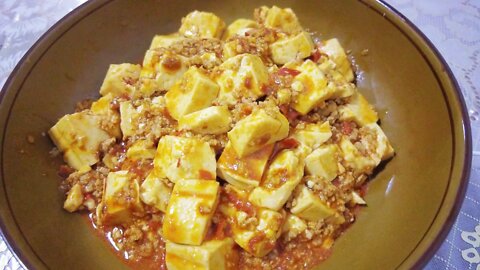 麻婆豆腐简单易做，跟着我来学，做成自己的拿手菜｜Cook Mapo Tofu and learn to cook Chinese home cooking