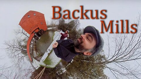 A Winter's Hike Around Backus Mill | Historical Heritage Site | 4K video With Insta360 One R!