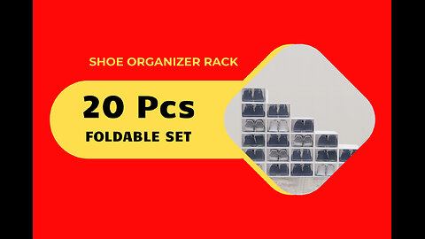 !! 20pcs Shoe Organizer Foldable Rack Stack Storage Box Set !!