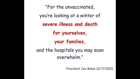 War Against the Healthy Declared by the CEO of USA Inc. Never could I have imagined..