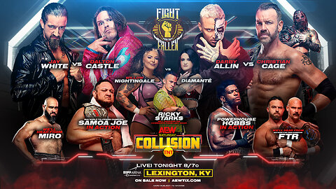 RoHtv August 17th Rampage August 18th Collision August 19th Watch Party/Review (with Guests)