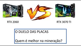 O Duelo entre a RTX2060 e RTX3070 TI