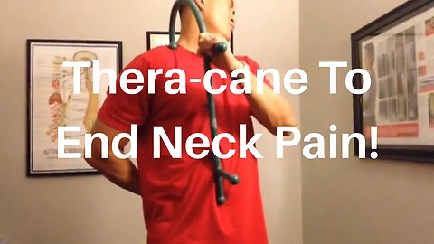 Stretches for Neck Pain - The Upper Trapezius Using a Thera-Cane | Dr Wil & Dr K