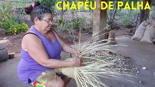 COMO FAZER CHAPEU DE PALHA RA ROÇA | RAIZES DO REI | BRASIL BR