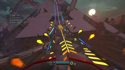 Highlight: Redout 2 : First Person View. Career mode
