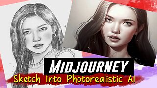 Turn A Sketch Into Photorealistic Hyper Realistic AI Art