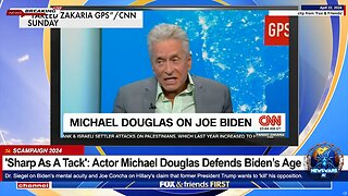 'Sharp As A Tack': Actor Michael Douglas Defends Biden’s Age