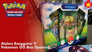 Alolan Exeggutor V Pokemon GO Box Opening | Pokemon TCG