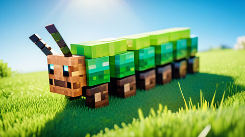 Minecraft | How To Make A Caterpillar