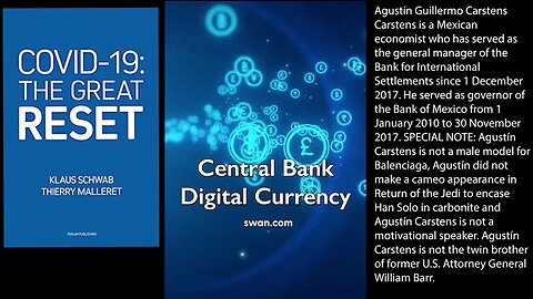 Agustín Carstens | The General Manager of the Bank of International Settlements Explains How Central Bank Digital Currencies Will Work | "With CBDCs, The Central Bank Will Have Absolute Control That Will Determine That Use of Liability"