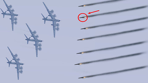 Today, Ukrainian advance missiles shot down four Russian Tu-95 bomber ARMA 3