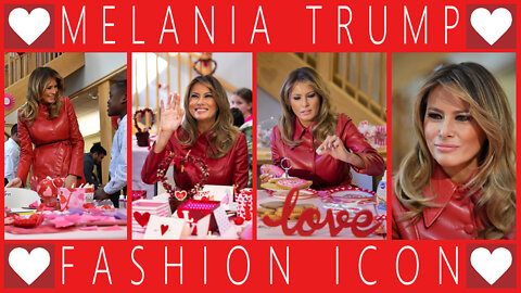 Melania Trump Fashion Icon - Ravishing in Red for Valentine's Day