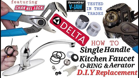 DIY Delta Single Handle Kitchen Faucet O-Ring Rebuild