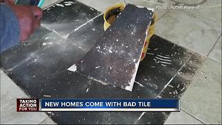 New homes come with problem tile, causes issues for owners