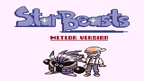 Star Beasts Meteor - GB Hack ROM, Gen 1 dex overhaul and homage to the first gen of Pokémon games