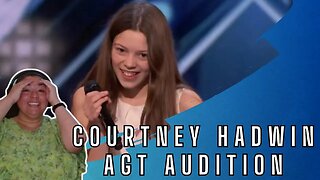 FIRST TIME REACTING TO | Courtney Hadwin | AGT Audition