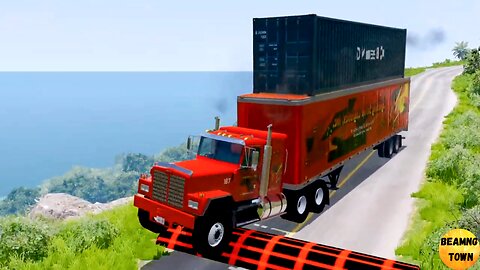 Cars & Trucks high speed Accidents Beamng Drive