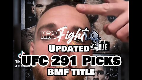 UFC 291 Picks | HighFightIQ | Dru Clay