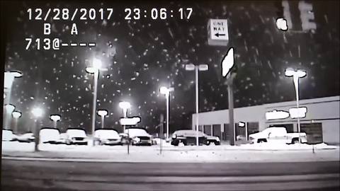 Video shows suspected drunken driver slam into Roseville police cars