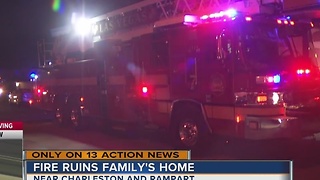 Family displaced by chimney fire