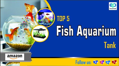 5 Fish Aquarium Tank Available on Amazon | Smart Fish Gadgets