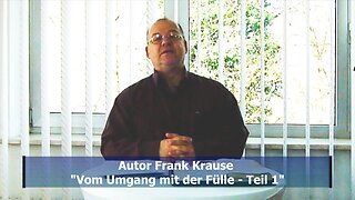 Vom Umgang mit der Fülle - Teil 1 (März 2019)