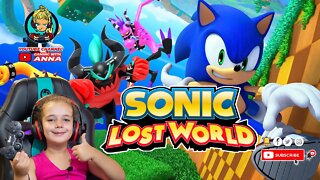 Playing Sonic Lost World 2020 on a joy stick - GAMING WITH ANNA