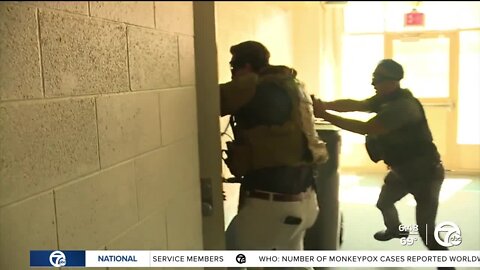 Inside Michigan State Police's active shooter simulation training ahead of back-to-school