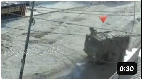 🇵🇸🇮🇱 Palestinian resistance forces detonating an explosive device on an Israeli Namer vehicle